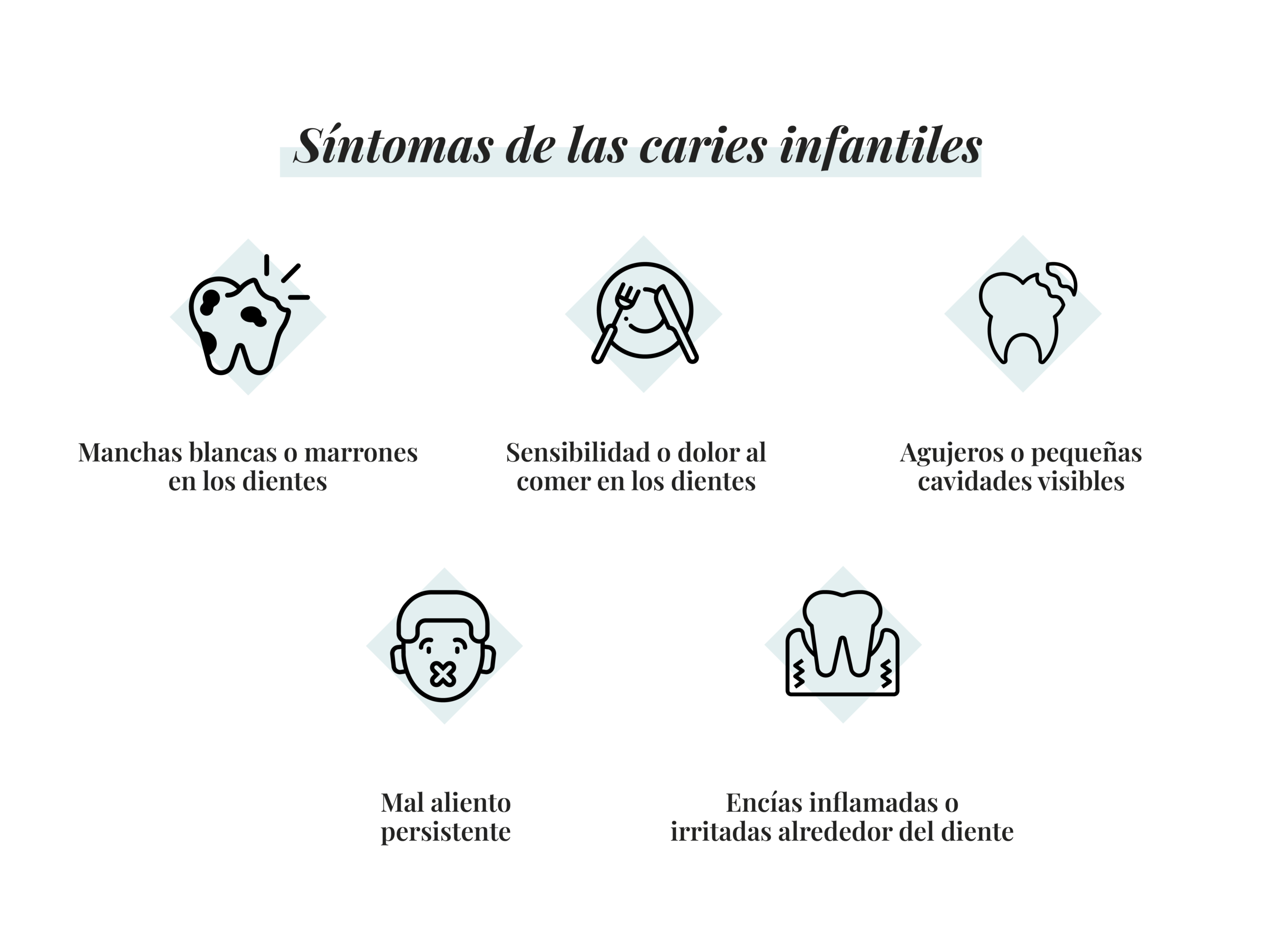 sintomas de caries infantiles caries en dientes de leche dentisana clinica dental en ruzafa valencia